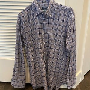 - Men’s Peter Millar Summer Chambray collection. Size medium. Plaid.
